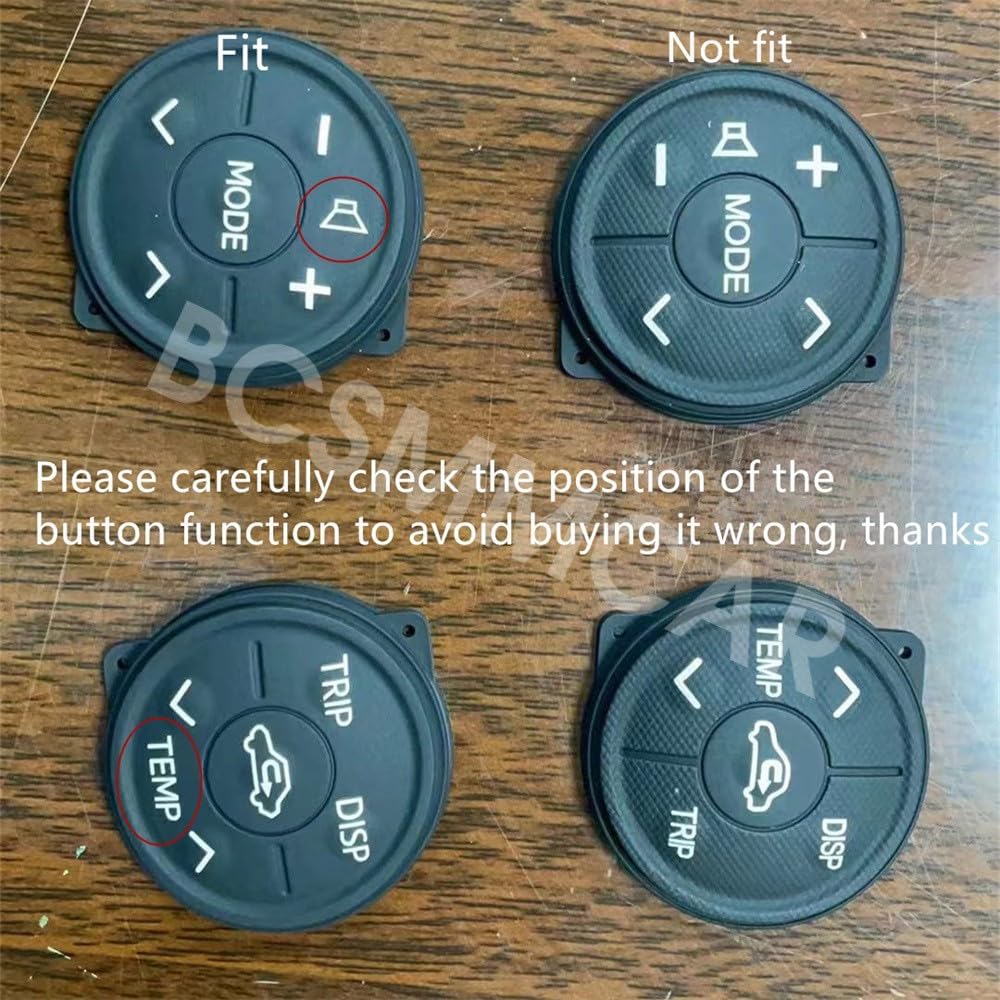 ya 23 10.7 baidi Steering Wheel Control Button Cushion Fit for Toyota Prius XW30 MK3 2009-2018