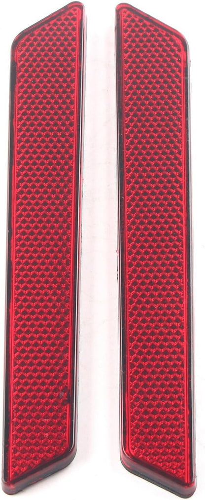 ya 11 9.14 baidiSaddlebag Latch Inserts Red Reflector for Harley Touring Electra Glide '14-'23