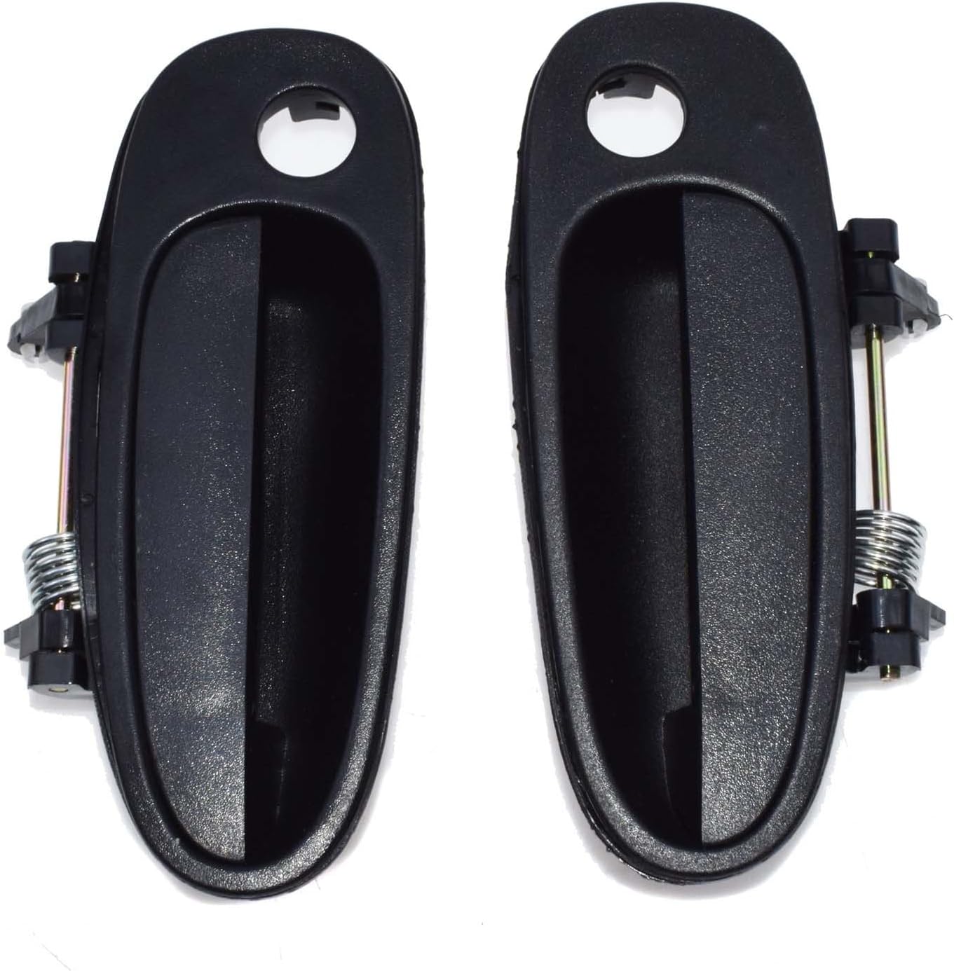 ya 5 8.10 Suitable for Toyota for Corolla 93-97 Exterior Door Handle Left and Right Black 2 Pieces