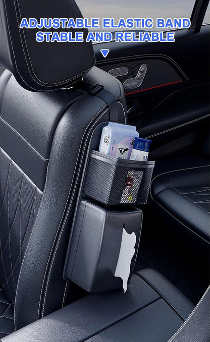 ya 6 8.24 baidi Black Car for SEAT Side Back Storage Organizer Multifunctional Hanging Bag Holder