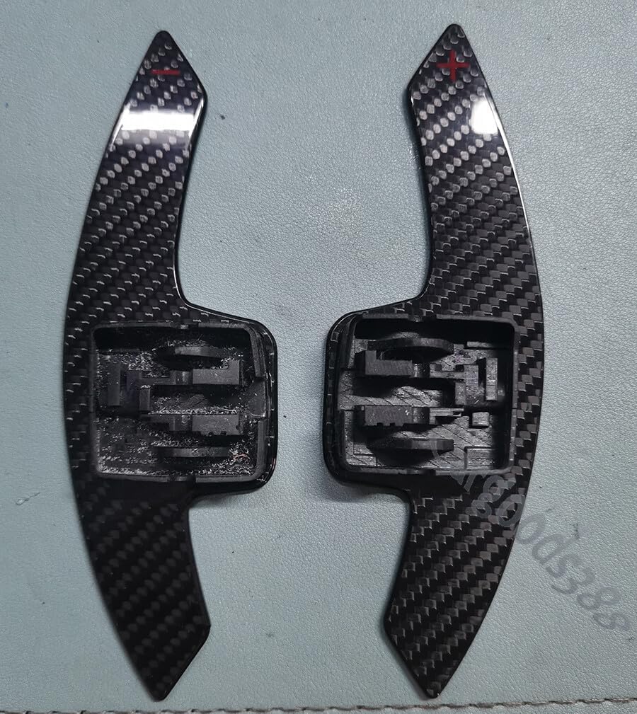 ya 5 8.24 baidi Carbon Fiber Paddle Shifters for 2014+ for Corvette C7 Camaro Steering Wheel Replace