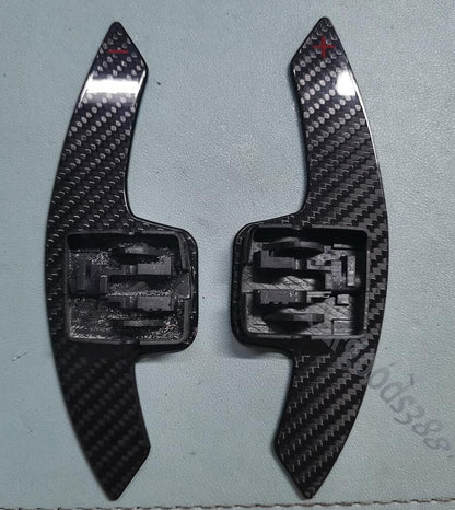 ya 5 8.24 baidi Carbon Fiber Paddle Shifters for 2014+ for Corvette C7 Camaro Steering Wheel Replace