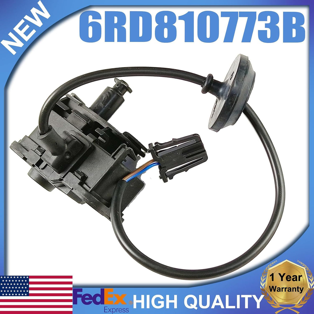 ya 11 9.14 baidiOpen Motor Actuator for VW Ameo 2017-20/Polo 2010-22 Fuel Filler Flap 6RD810773B