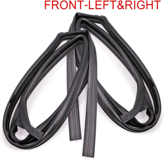 ya 4 8.8.2 Front L+R Car Door Glass Run Channel Replacement for Nissan Frontier 1998-2005