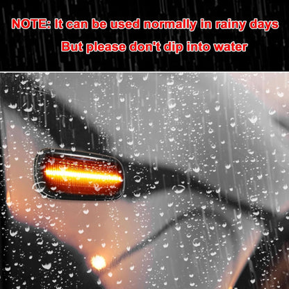 ya 3 8.24 baidi Two LED side marker lights, sequential turn signal amber lights, suitable for Audi A3 A4 A6 A8