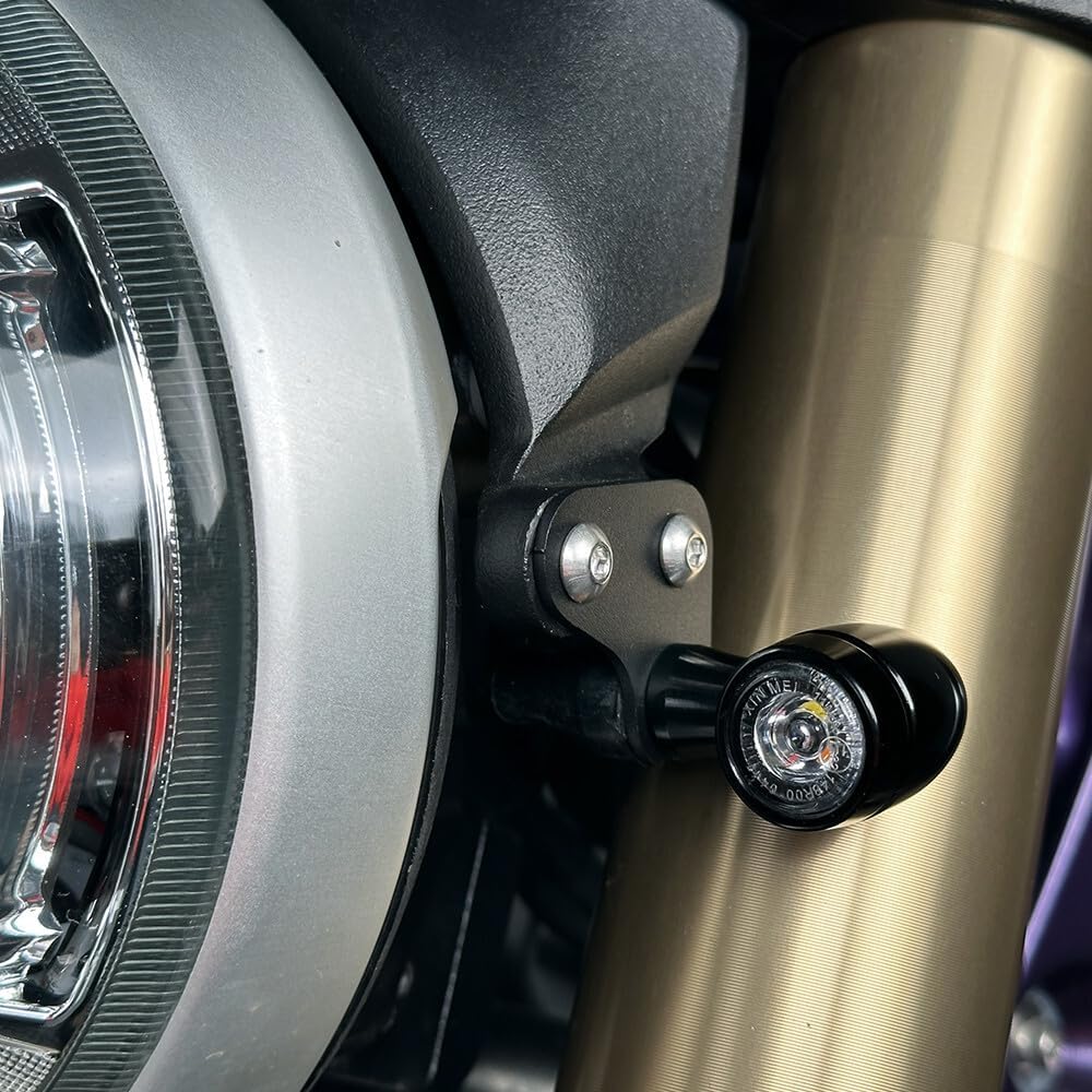 ya 13 9.15 baidi LED Front Turn Signal Indicator With Spacer Plates for Ducati Sc for Ram bler 1100