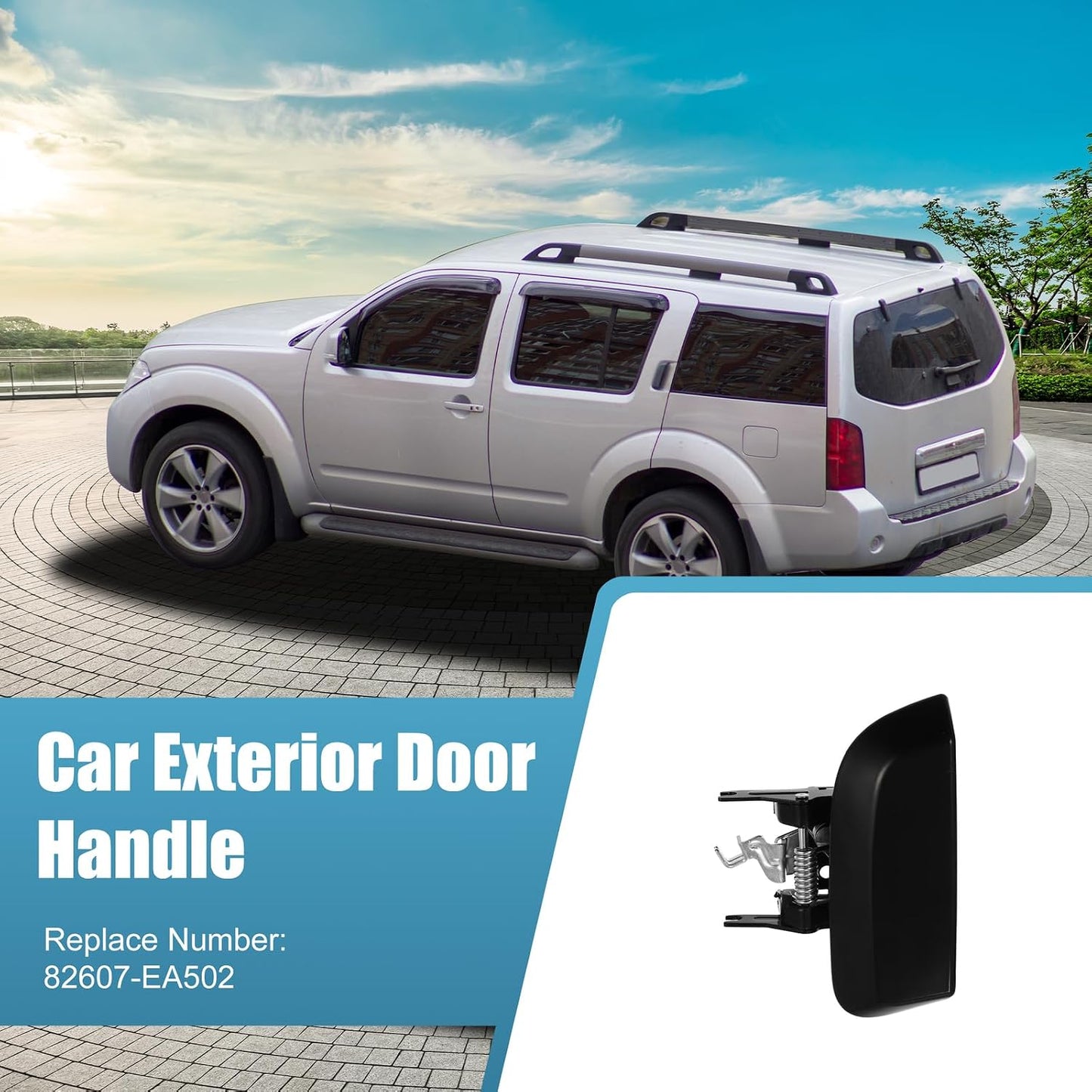 ya 5 8.10 Rear Door Outer Handle Left for Nissan Pathfinder R51 2005-2012 82607-EA502