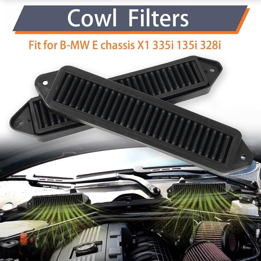 ya 13 9.15 baidi Cabin Air Cowl Filters for BMW E82 E88 E90 E91 E92 E93 X1 M3 128i 135i 328i 335i