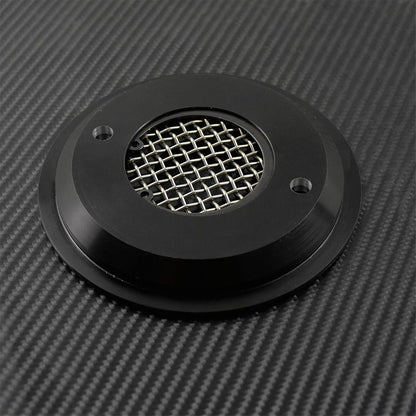 ya 2 8.15 CNC Black Dots Front Pulley Cover Fit For Sportster XL Iron 883 1200 48 2004-up