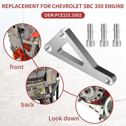 ya 10 9.16 baidi Suitable for SBC for Chevrolet 350 5.0L 5.7L Long Water Pump Lwp Aluminum Generator Bracket kit