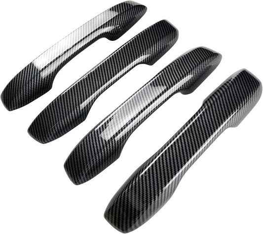 ya 2 8.24 baidi Carbon Fiber Door Handle Cover Trim Set for 2022-24 for Honda for Civic for Accord for CR-V HR-V