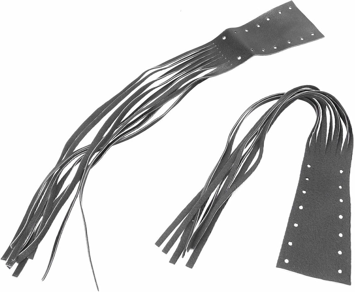ya 4 8.10 Leather Tassels for Harley Brake Lever Covers Clutch Grip Fringe Motorcycle