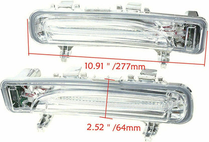 ya 4 8.10 2 Pack LED Front Bumper Fog Lights Daytime Running Lights for Edge 2011-2014