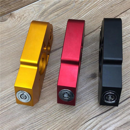 ya 6 8.14 CNC Aluminum Alloy Lock Motorcycle Handlebar Lock For Moving Parts(Golden)