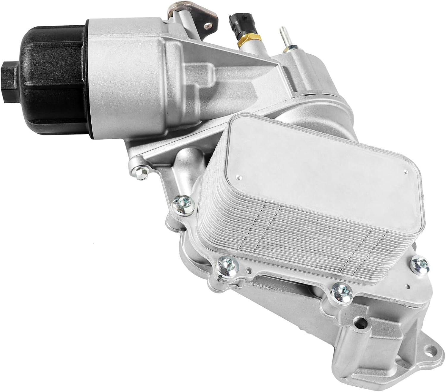 ya 4 8.8 Oil Cooler Filter Housing for Jeep for Grand Cherokee 14-2019 68525212AA Aluminum
