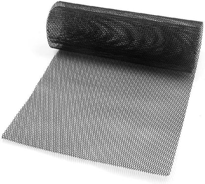ya 2 8.15 Universal Black Aluminium Car Bumper Lower Upper Grille Cover Mesh Net 40 x13