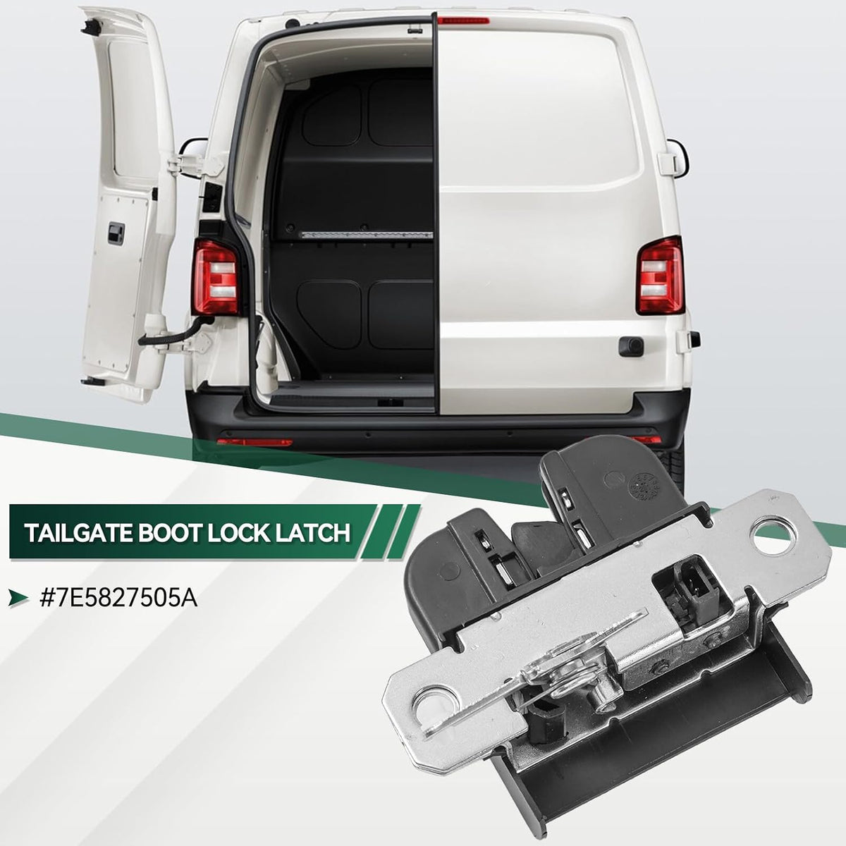 ya 11 9.14 baidifor VW Multivan Transporter Mk5 Mk6 T5 Tailgate Boot Lock Latch Catch Mechanism