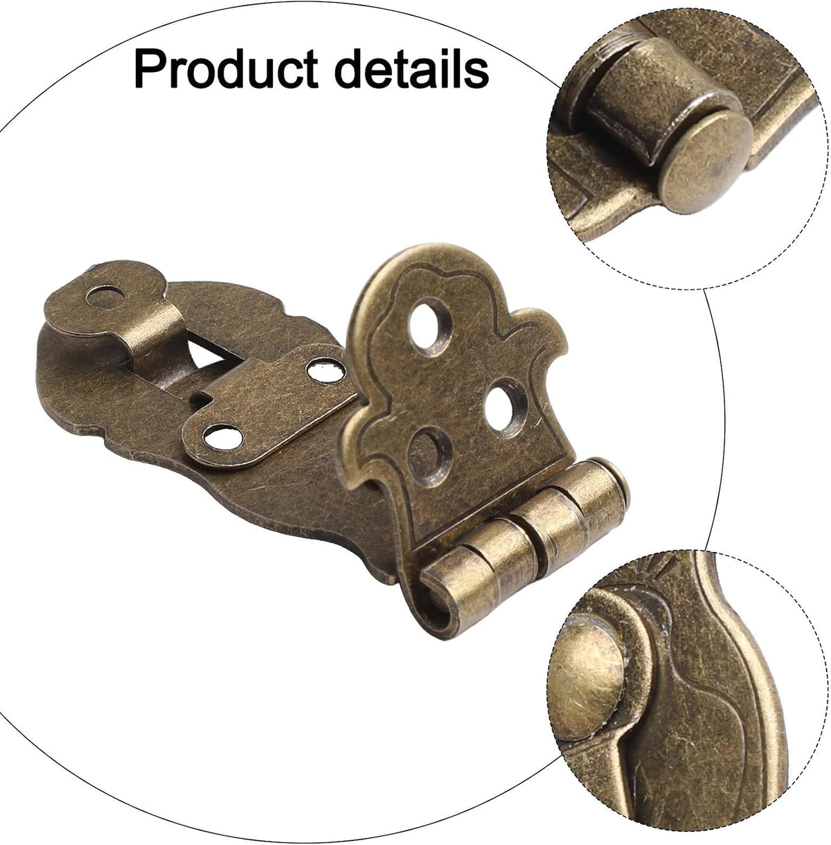ya 26 10.21 baidi Widely Applicable New Decoration Lock Latch for Suitcase Iron Retro Style