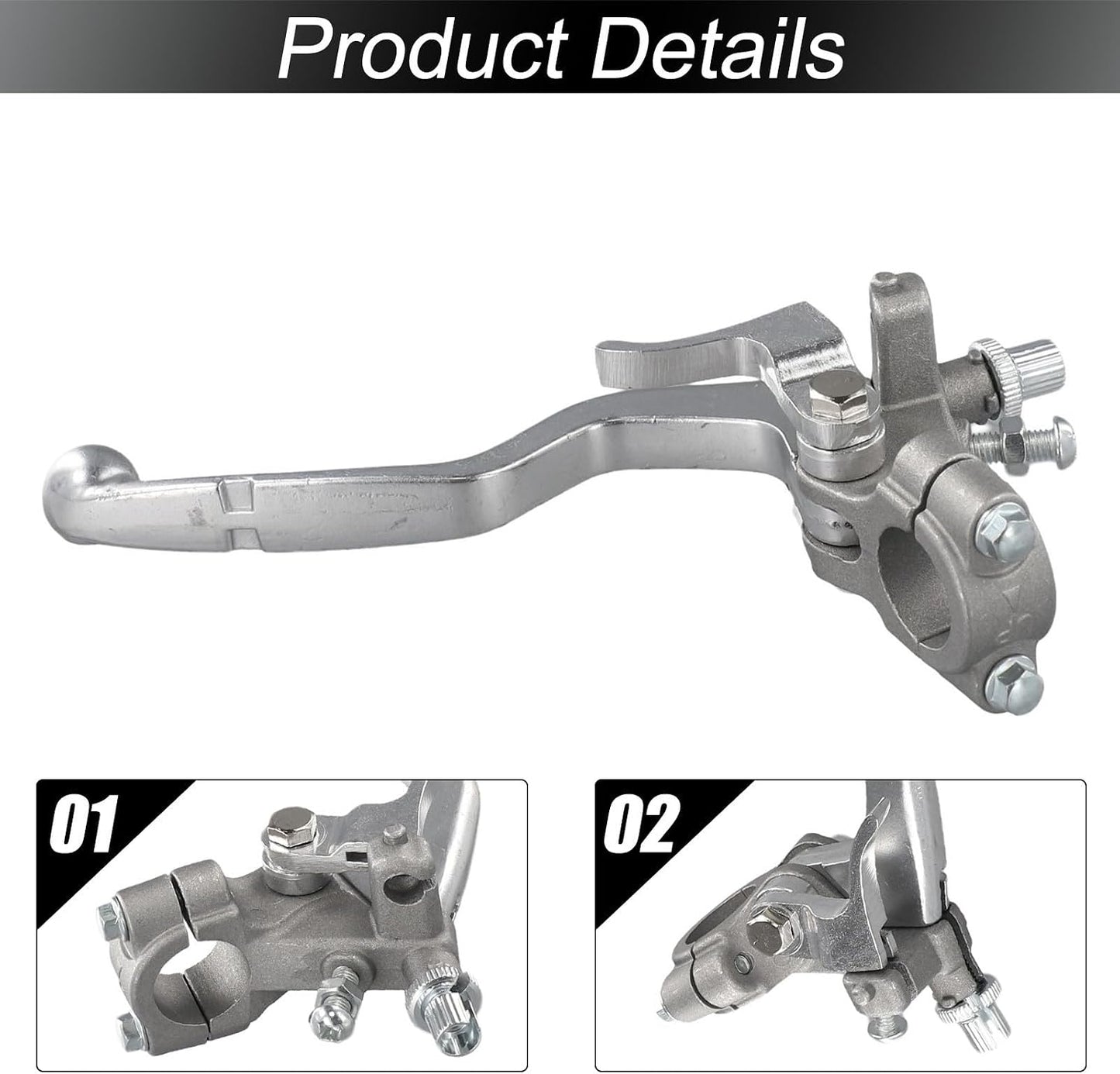 ya 6 8.24 baidi Silver Clutch Lever Pertch Bracket for CRF250R For CRF450R For 250X