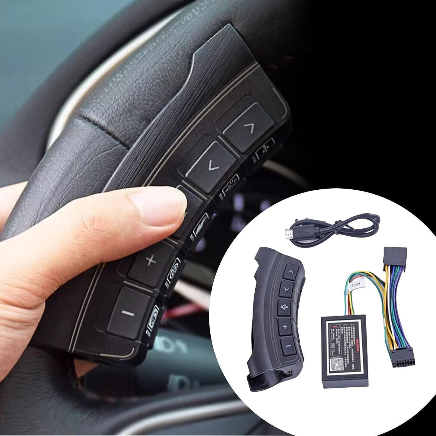 ya 3 8.24 baidi Wireless Car Steering Wheel Remote Buttons with Backlight for GPS Stereo DVDAI