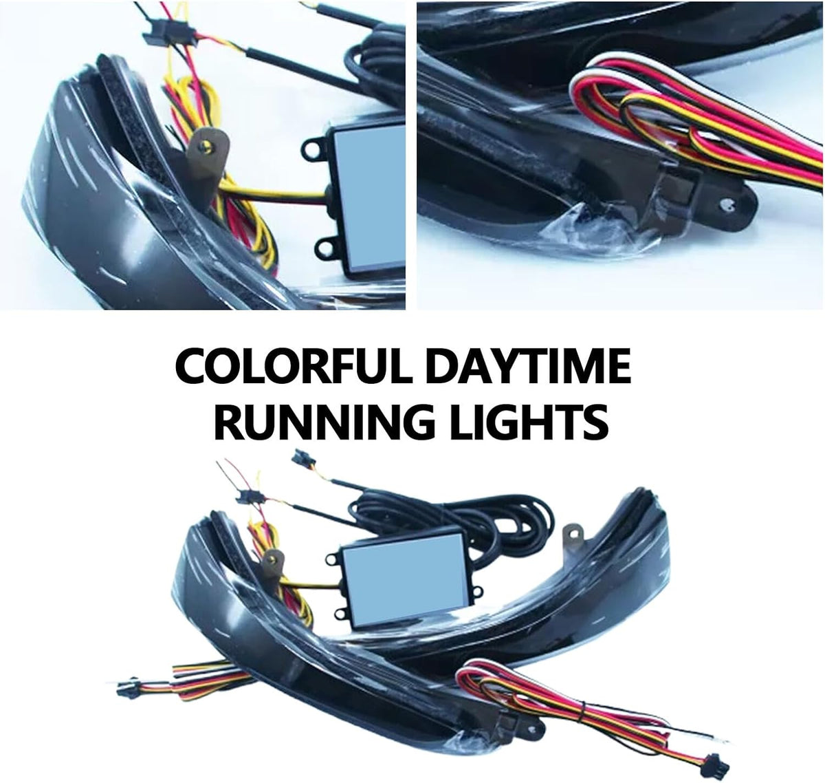 ya 10 9.16 zhengce RGB LED Mirror Sequential Signal Lights and Fog Lights for Infiniti Q50 Q60