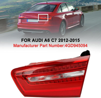 ya 10 9.16 zhengce Right Inner Trunk LED Tail Light Lamp for AUDI A6 C7 2012-2015