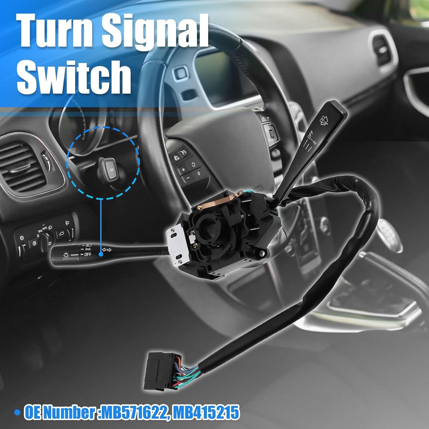 ya 8 8.24 baidi 1pcs Car Turn Signal Wiper Switch for Mitsubishi Mighty Max MB571622 MB415215
