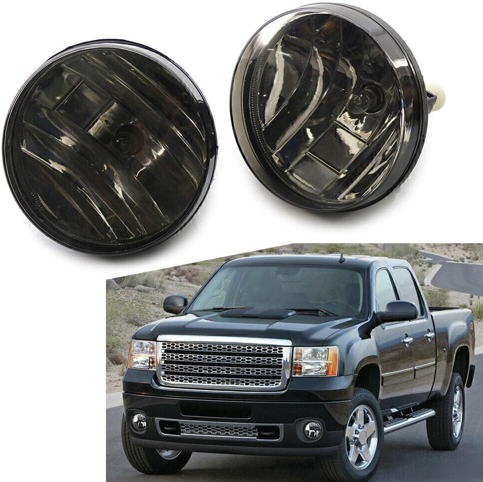ya 4 8.8 Left Front Bumper Fog Light for 2007-2013 2008 2009 GMC Sierra 1500 2500 HD
