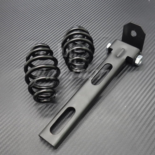 ya 4 8.8.2 Black Solo for Seat 3 Springs Bracket Mounting Kit for Harley Chopper Bobber Custom