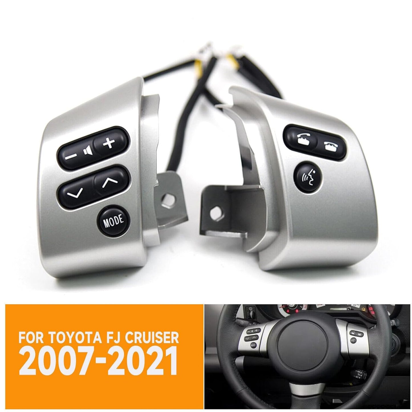 ya 4 8.8 84250-35070 for Toyota FJ Cruiser 2007-21 Steering Wheel Control Switch Replacement 