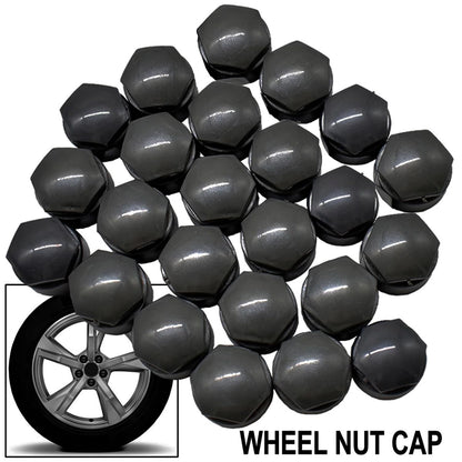 ya 10 9.16 baidi for Audi A4 A6 Q3 Q5 TT Car Wheel Hub Nut Bolt Cap Cover Protector Black 24x25mm