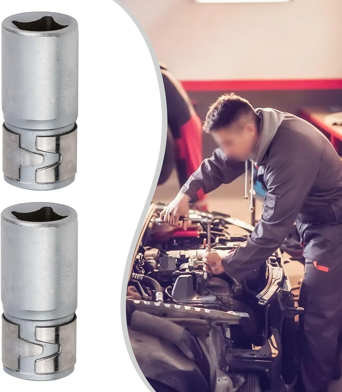 ya 14 9.20 baidi Hex Shank Socket Adapter Hex Shank Screwdriver Holder Socket Bits Square Drive-1