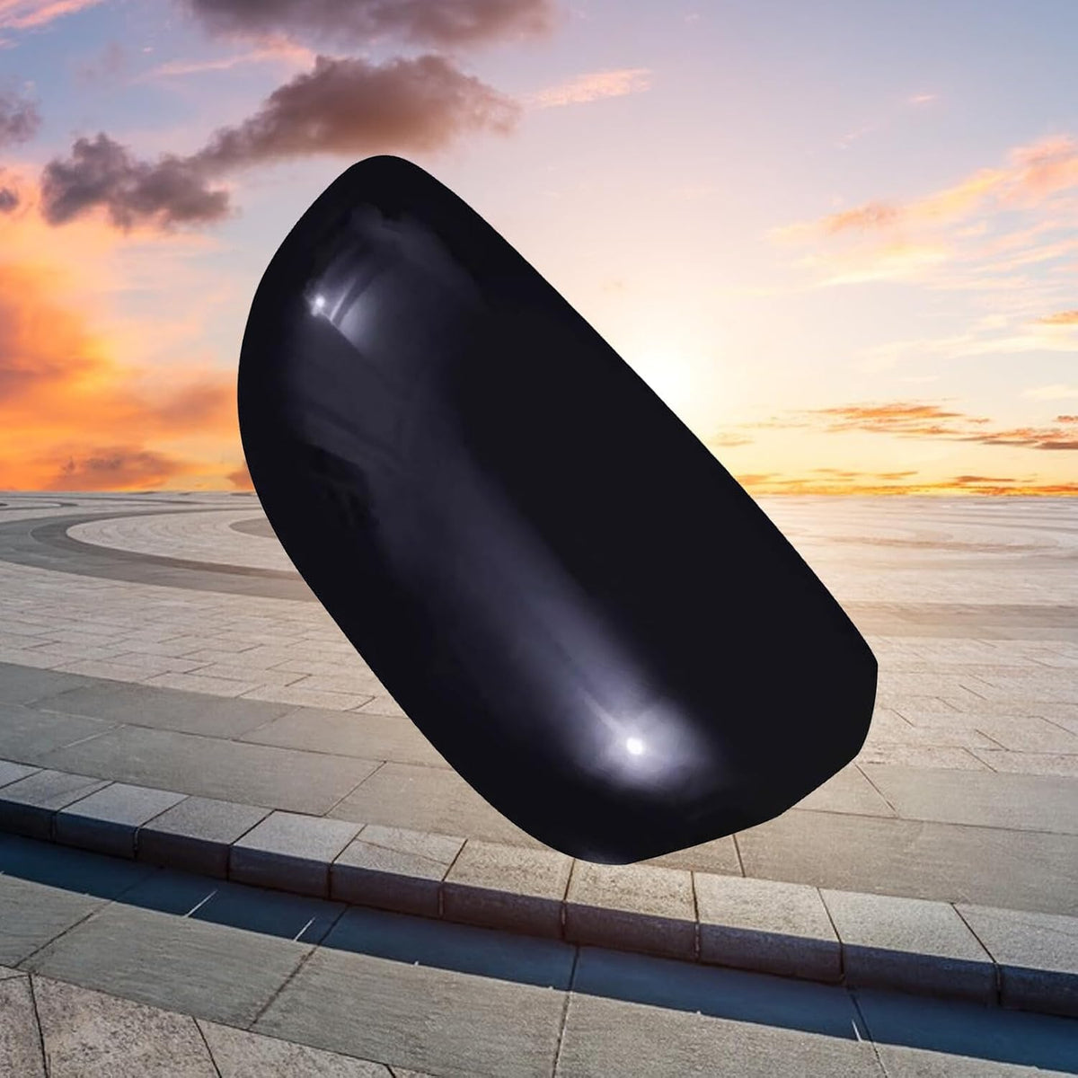 ya 11 9.14 baidiBlack right side rearview mirror cover Q0EZODE4NW for Toyota RAV4 2006-201D7-