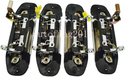 ya 2 8.15 Exterior Door Handle Chrome 4 Pieces for Mitsubishi Pajero Montero 1992-1998