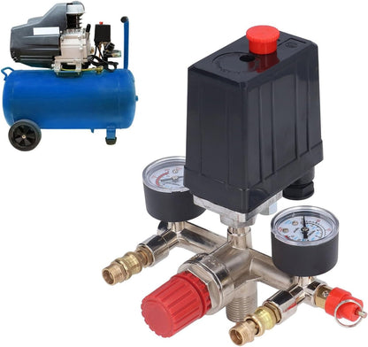 ya 26 10.21 baidi Air Compressor Pressure Valve Kit Vertical Switch Manifold Regulator
