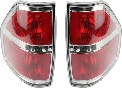ya 4 8.10 2PCS Tail Light Set For 2009-2014 for Ford F-150 Left Right Tail Lamp AL3Z13405A