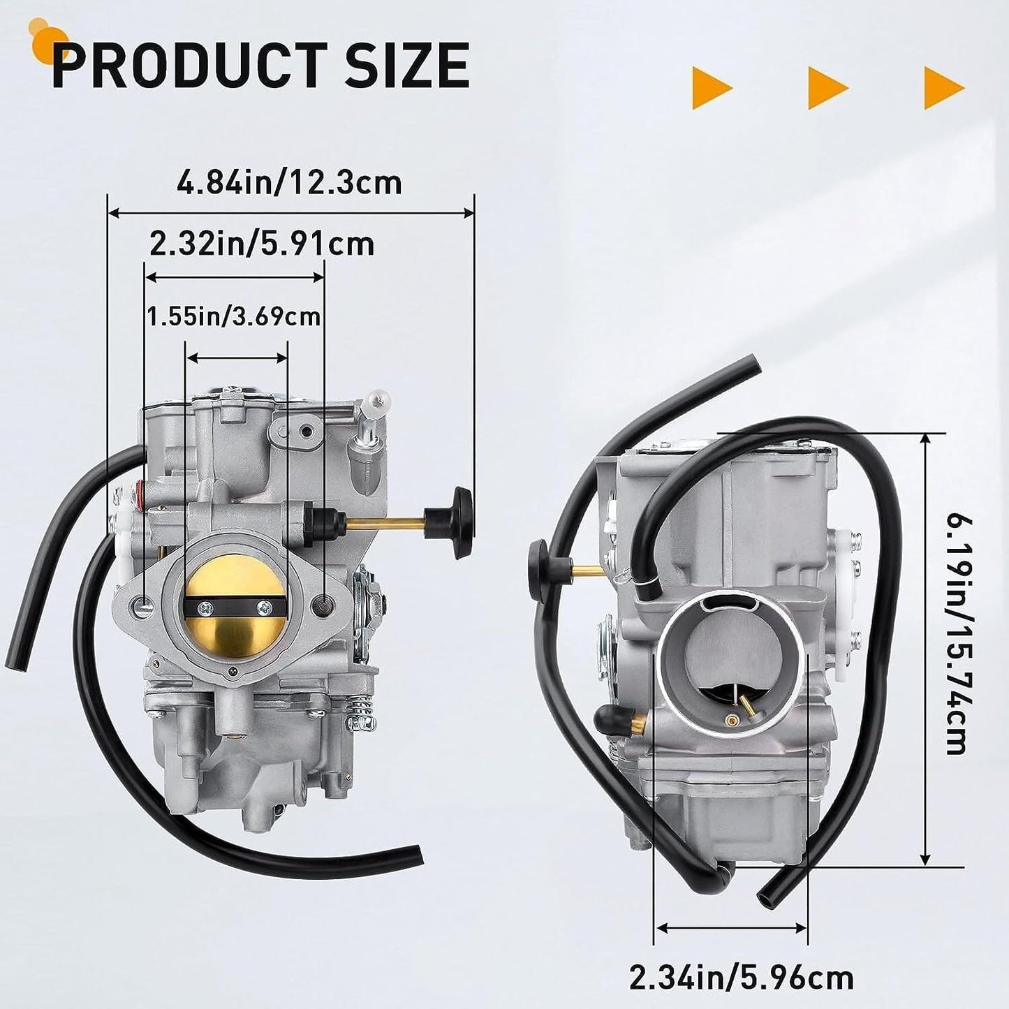 ya 2 8.15 YFM350 Carburetor for Warrior 350 Big Bear 350 YFM350 1996-1998 Moto 4 350 Wolve