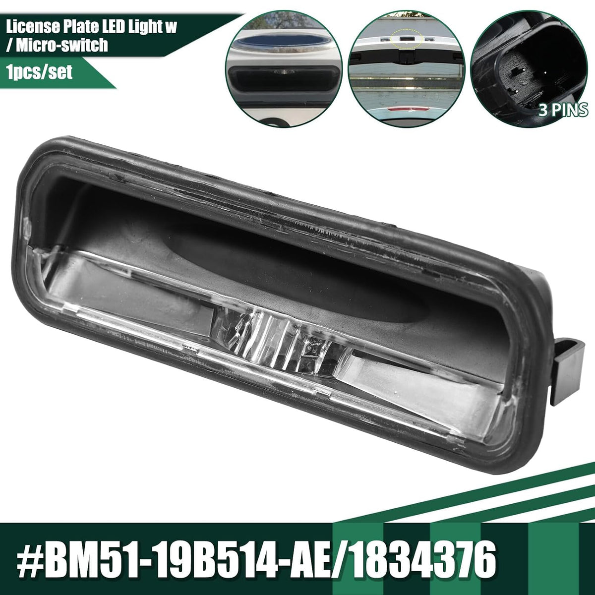ya 11 9.14 baidiTailgate Handle Opener Switch Button Micro for Ford Focus Mk3 3 III B-Max DE-
