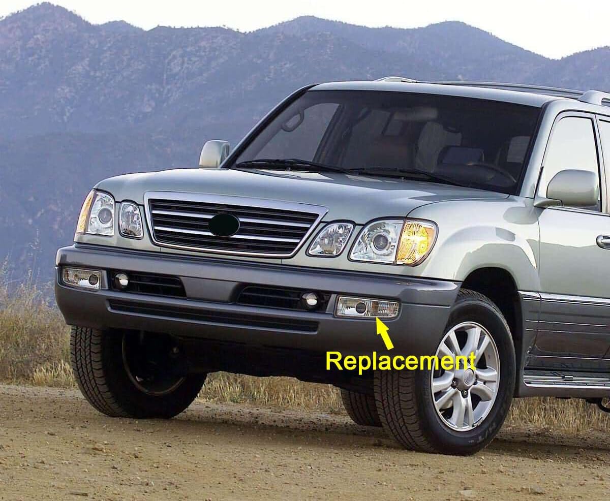 ya 4 8.24 baidi Left front transparent lens fog lamp turn signal lamp ASSY suitable for Lexus LX470 98-07