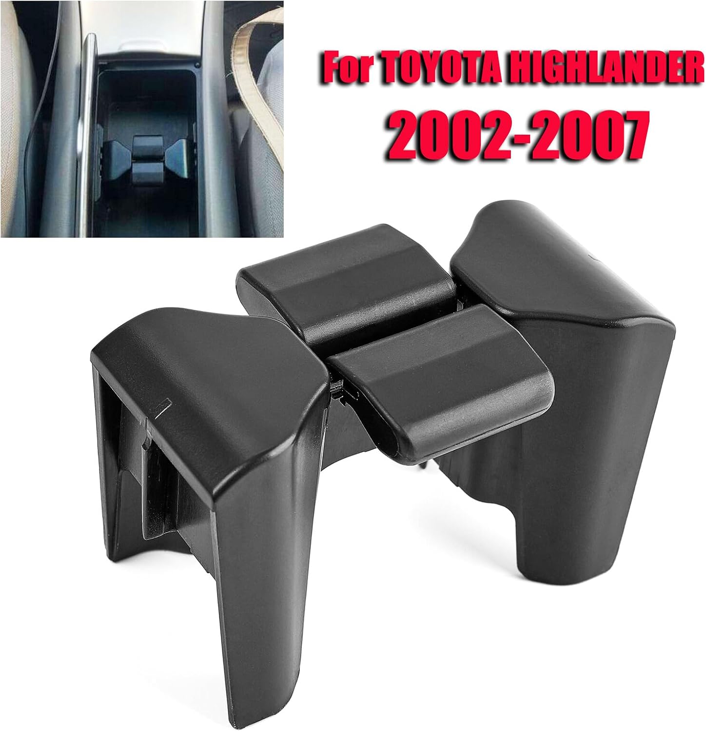 ya 6 8.24 baidi Center Console Cup Holder Divider for Toyota Highlander 2002-2007 Accessories