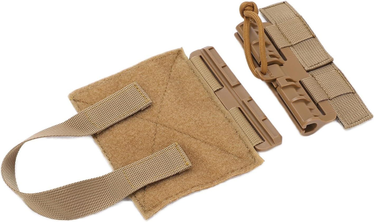 ya 26 10.21 baidi Tan 2pcs Outdoor Quick Release Cummerbund MOLLE Removal Buckle Nylon Portable