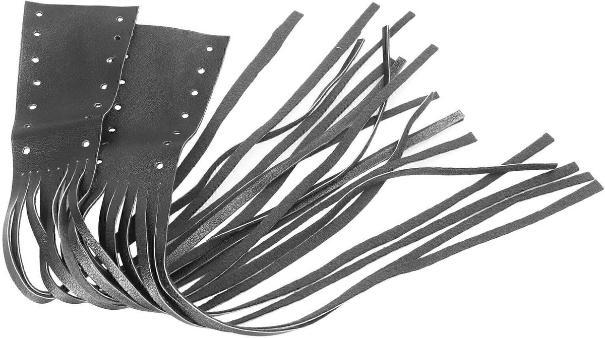 ya 4 8.10 Leather Tassels for Harley Brake Lever Covers Clutch Grip Fringe Motorcycle