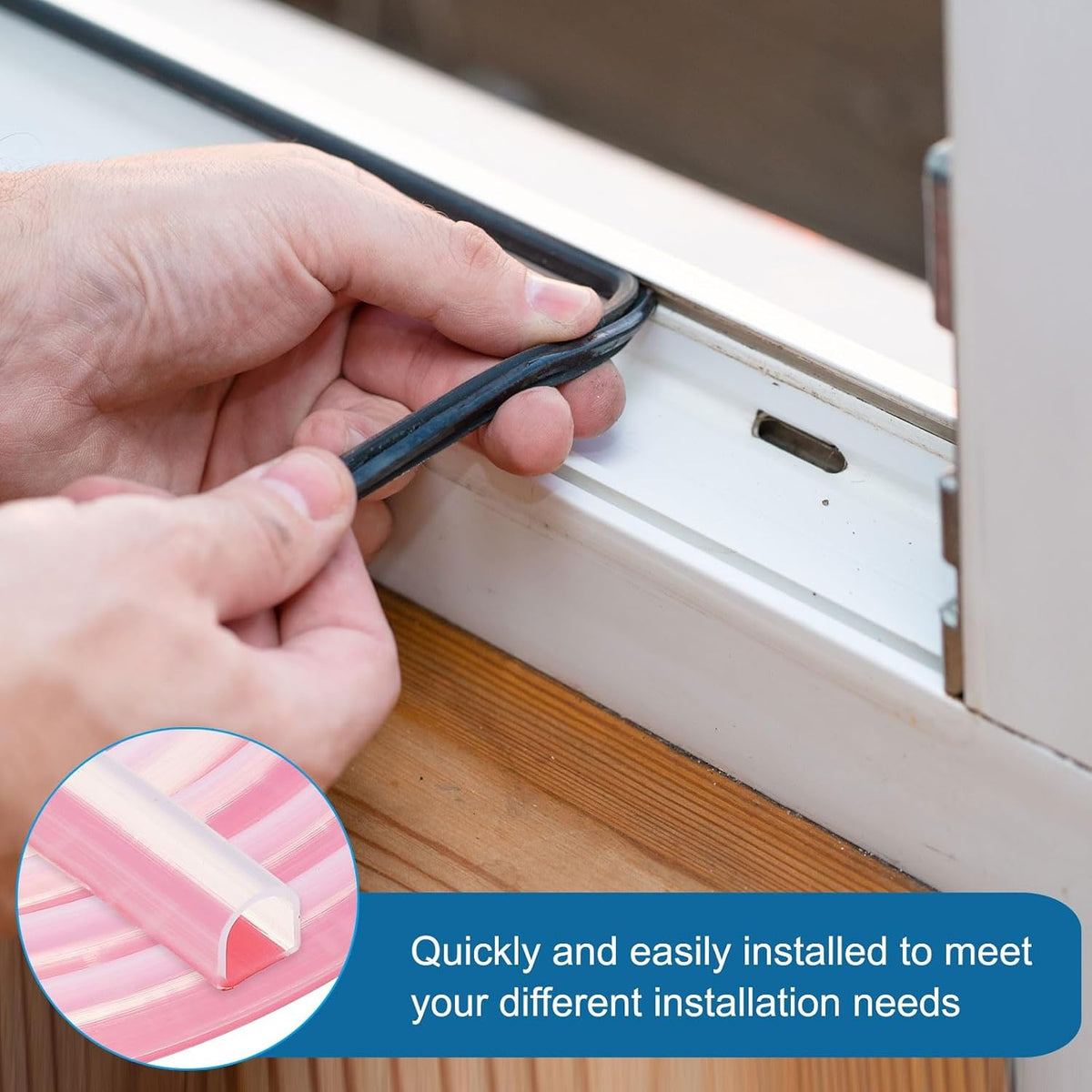 ya 26 10.21 baidi 19.7 ft 0.39Wx0.04Tx0.39H D Shape Silicone Weather Stripping Door Seal, Clear