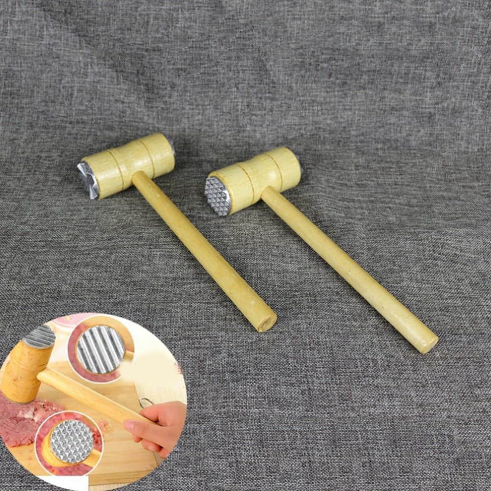 ya 14 9.20 baidi Meat Tenderizer Pounder Double Sided Mallet Tool for Pounding and-1