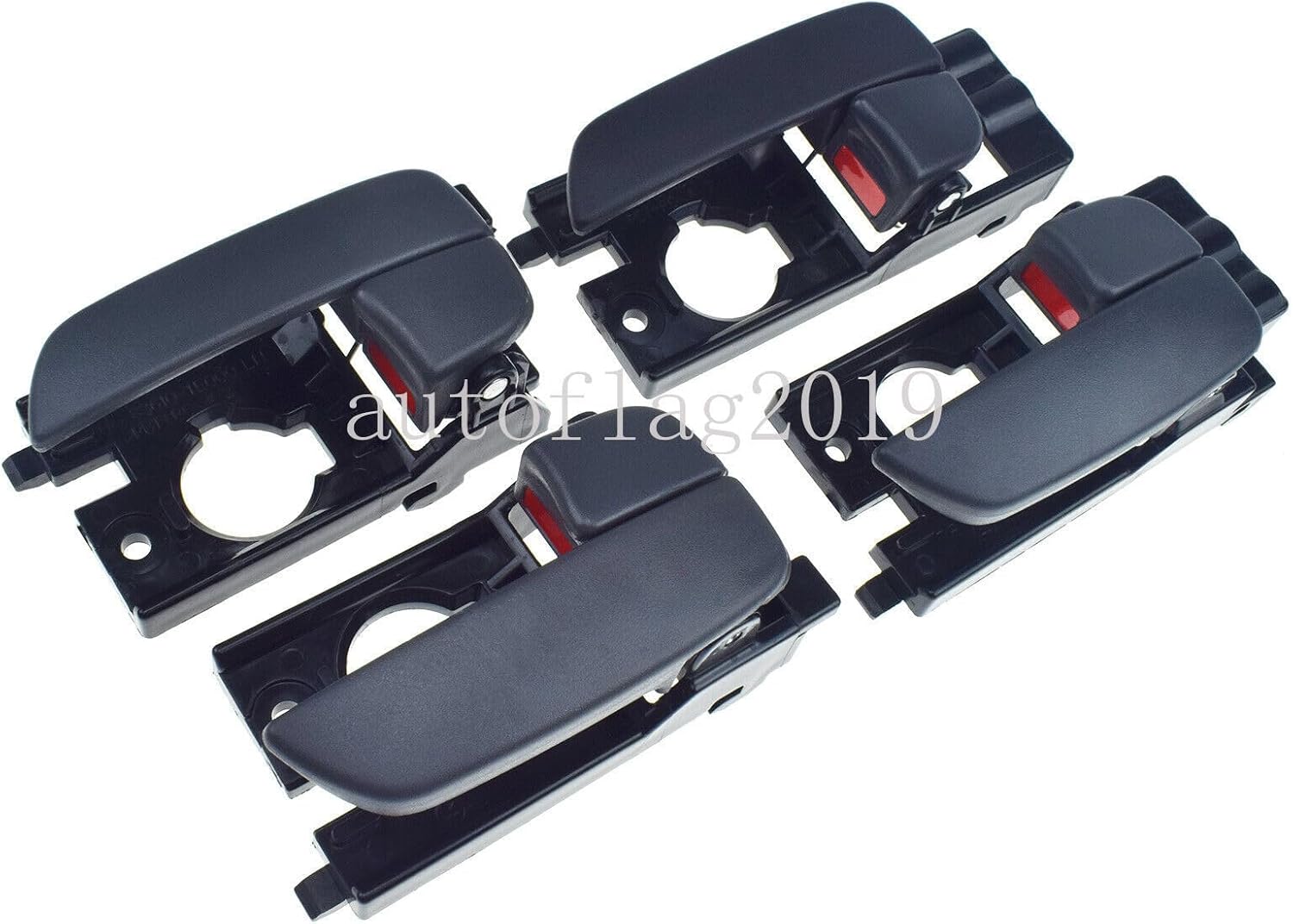 ya 4 8.24 baidi 4 Piece Gray Interior Door Handle Set for Hyundai Accent 2006-2011 