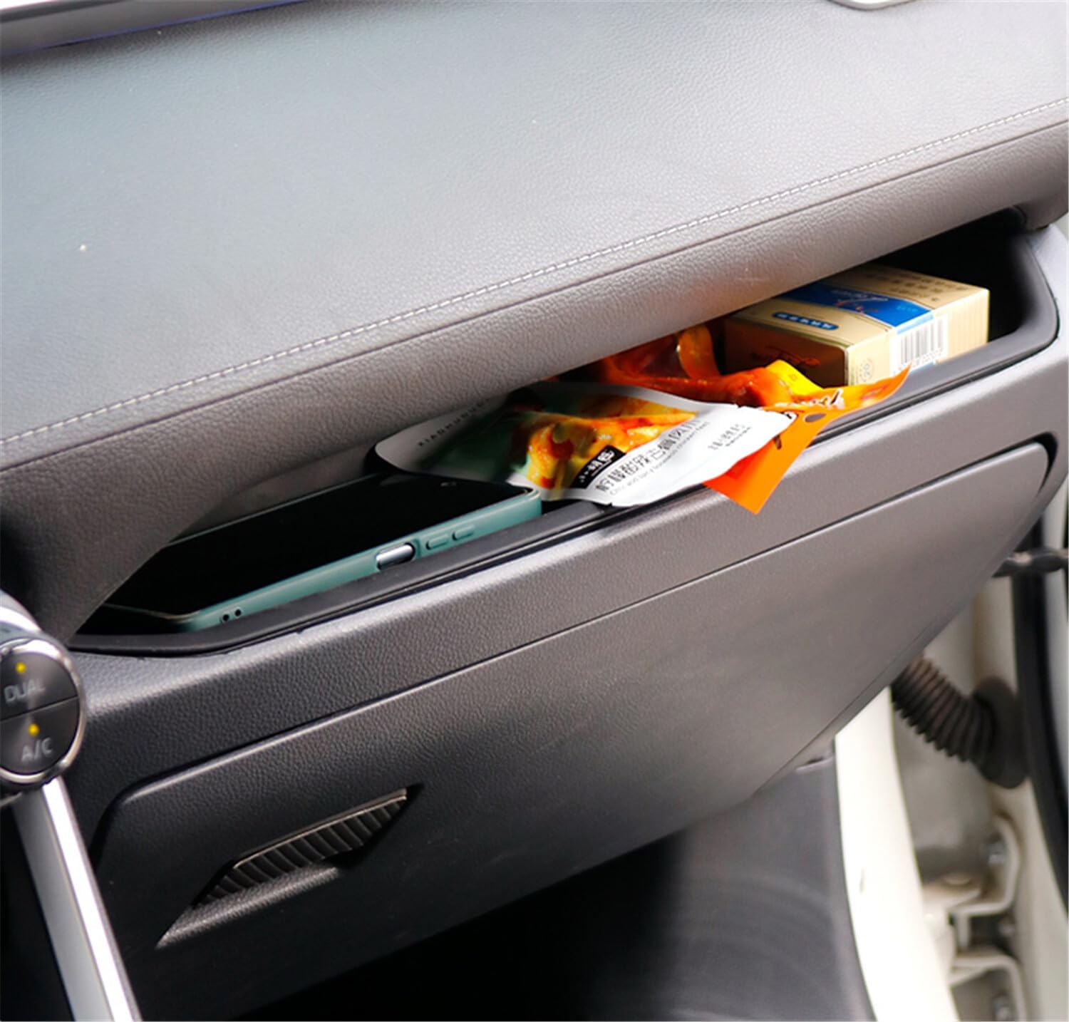 ya 6 8.24 baidi for Toyota for RAV4 2020-2022 Water Cup Holder Storage Box Insert Tray Mats Pad 4PCS