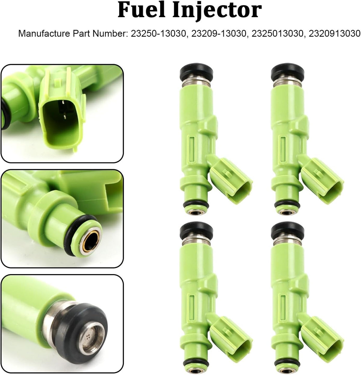 ya 14 9.20 zhengce 4PCS Fuel Injector 23250-13030 for 7K-E Engine 23209-13030-1
