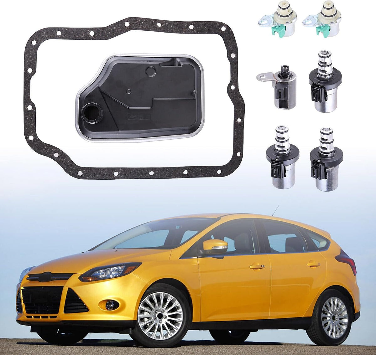 ya 10 9.16 baidi 4F27E Transmission Shift Solenoid Filter Repair Kit for Ford Focus Protege/Mazd
