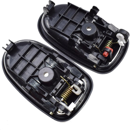 ya 2 8.15 Left and Right Inner Door Handle Black 2 Pieces for Hyundai for Elantra 1996-2000