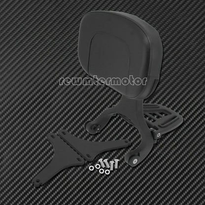 ya 6 8.24 baidi Multi-Purpose Driver & Passenger Backrest Fit for Harley Softail FLSTC 2000-2017